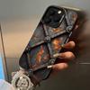 Natural- Rust- Texture Phone Case For iPhone 17,16,15,14,13,12,11 Plus Pro Max Colored Silver Phone Case