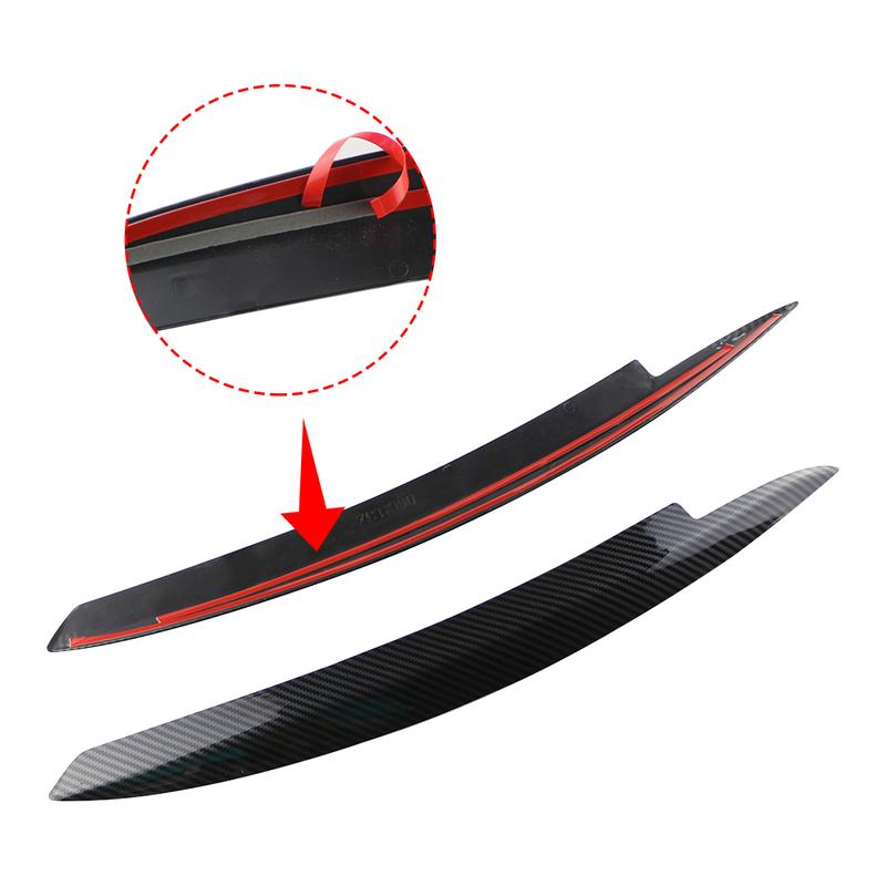 2Pcs Car Headlight Head Lamp Eyebrow Headlight Cover Trim Sticker for Volkswagen VW GOLF 7 Golf7 MK7 GTI Accessories