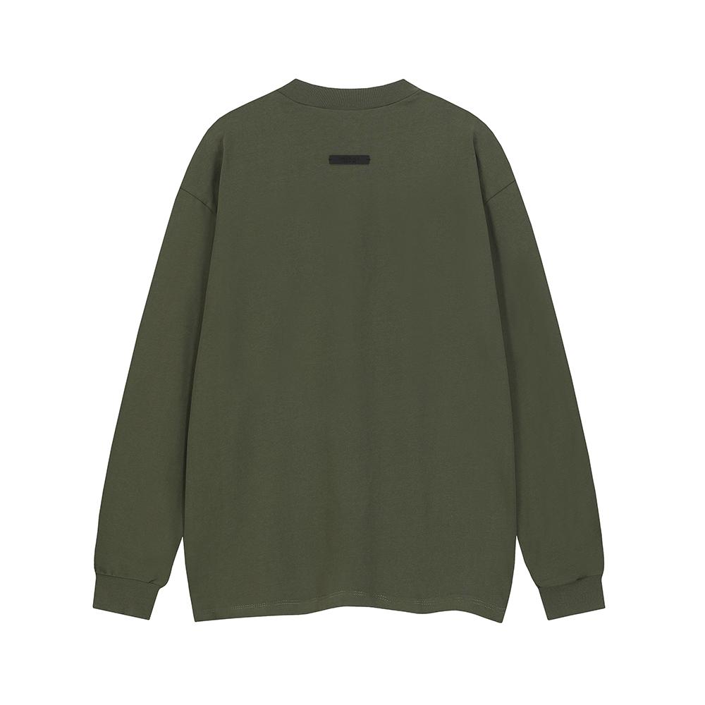 F132 FOG Essentials Bluza z okrągłym dekoltem i silikonowym logo z literami Casual Streetwear - Pulower Streetwear Unisex