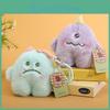 Cute Plush Monster Keychain With Pp Cotton Filling For Kids And Teens