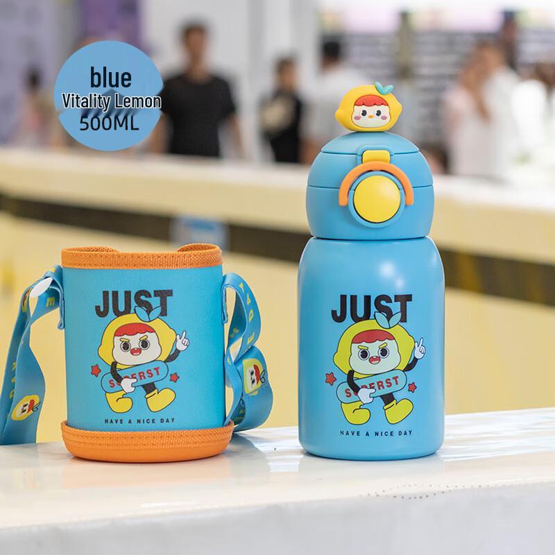 TLAKEHO Kids 316 Stainless Steel Insulated Straw Bottle