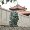 Statueta Rui Beast Lucky Kirin în stil chinezesc Sculptură de artă în piatră de nisip verde Cameră, birou, acvariu Decorații Feng Shui