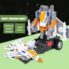 Electric Transforming Robot Car Toy with Music Light Automatic Obstacle Avoidance Deformation Tank