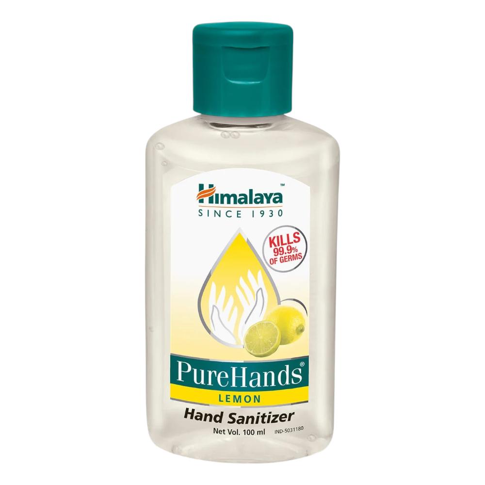Himalaya Pure Hands Lemon Hand Sanitizer 100ml Pack Of 1 Gentle Hygiene Gel With Fresh Fragrance Kills Germs Without Water