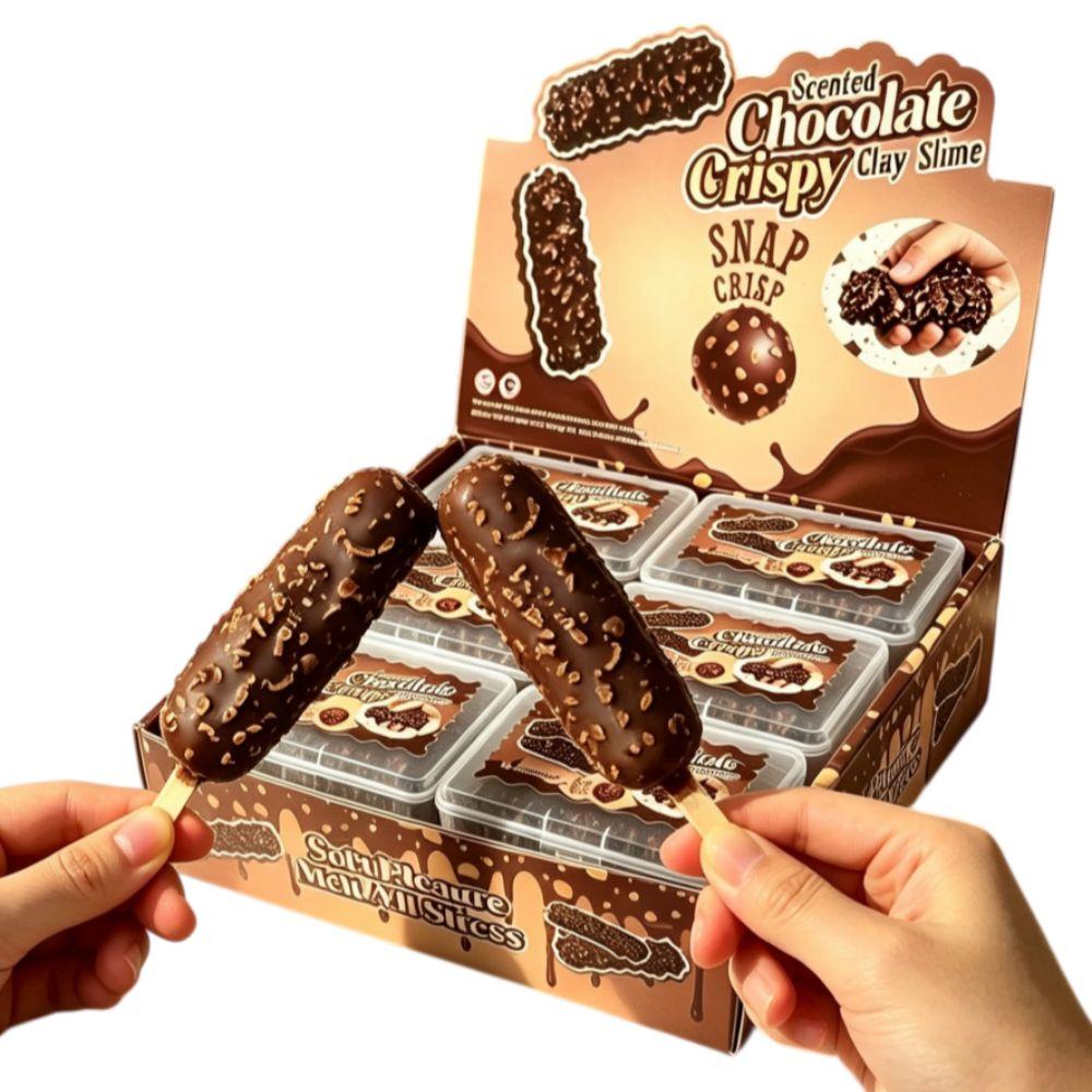Chocolate Wax Skin Squeeze Toy Non-bounce Crunchy Squeeze Boys Girls Crispy Squishy Student Prize