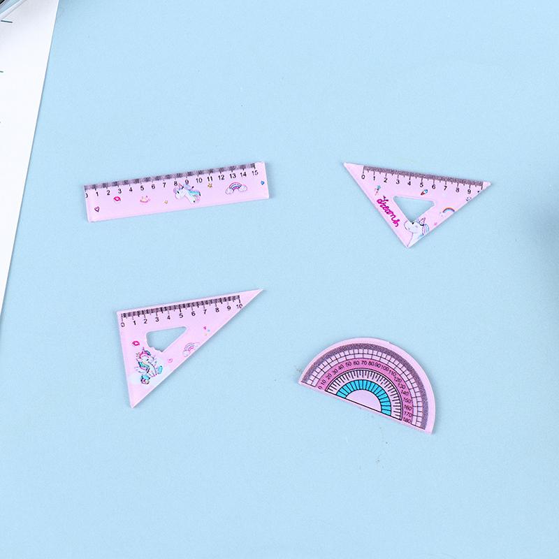 4Pcs/Set 1:12 Dollhouse Simulation Learning Ruler Model Dollhouse Learning Props