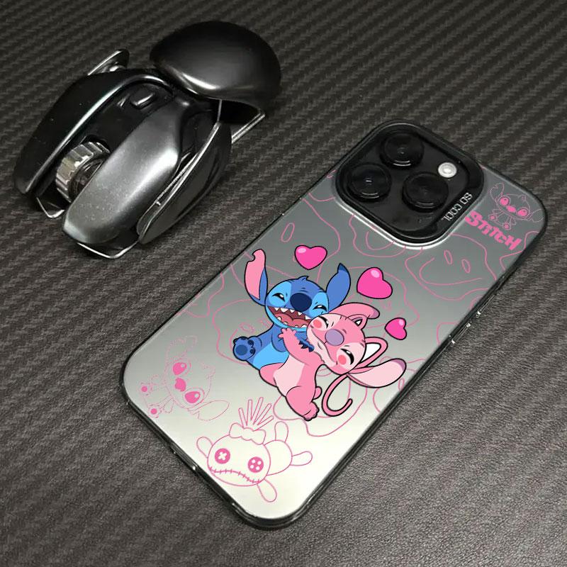 Angel Stitch Cartoon Phone Case For iPhone 11 12 13 14 15 16 17 Pro Max 16e 17E 17 Air Plus 13 Mini Shockproof Fundas Back Cover