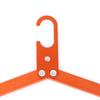Travel Hanger Foldable Design Aluminium Alloy High Strength Light Weight Folding Clothes Hanger for Home Tirp Orange