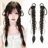 2Pcs Ear Rabbit-style Handmade Braids Pony Tails Long Twist Braid Hairpiece  for Women