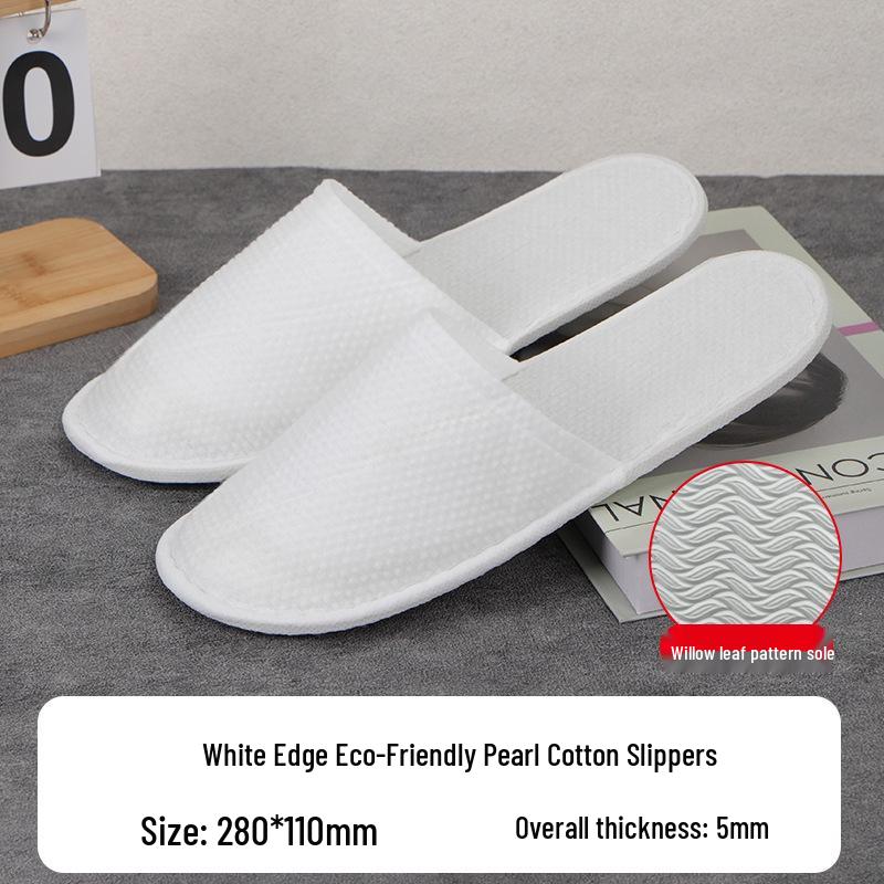 Luxury Non-Slip Disposable Slippers for Home and Hospitality Use