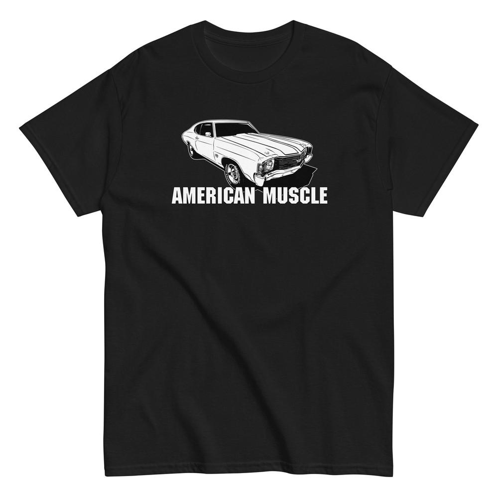 1972 Chevy Chevelle Shirt, Mens Car Enthusiast T-Shirt Unisex T-Shirt M