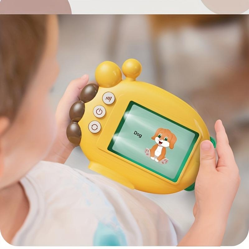 Giraffe Card Reader with 60 Double Sided Cards,Learning Machine for Reading and Writing Skills,Realistic Animal Sounds, Easy Operation,Volume Control