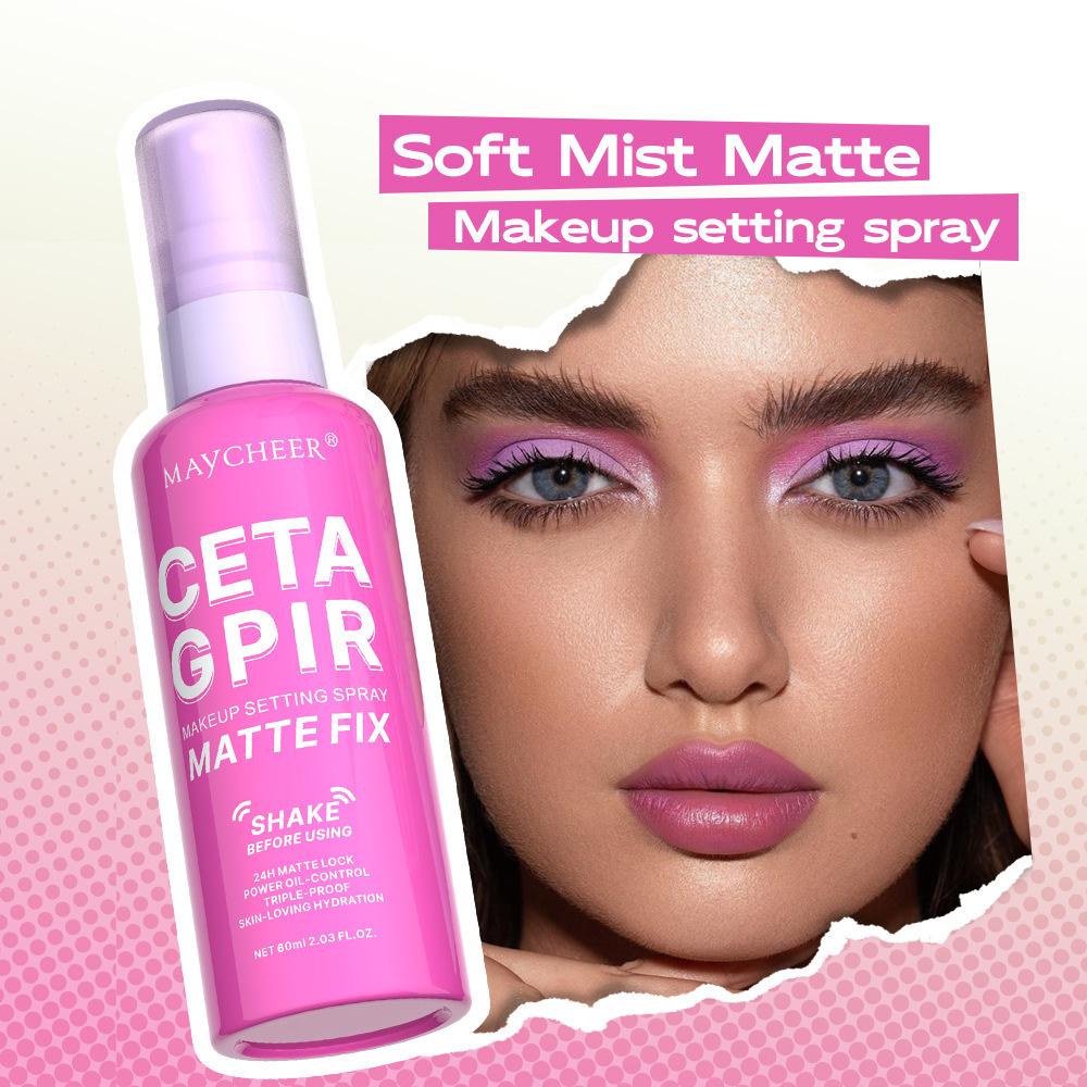 Setting Spray Matte Watery Oil Control Smudgeproof Long Lasting Waterproof Makeup Fix