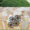 Daisy Metal Wall Art for Garden Terrace Home Floral Decor Modern Rustic Housewarming Gift