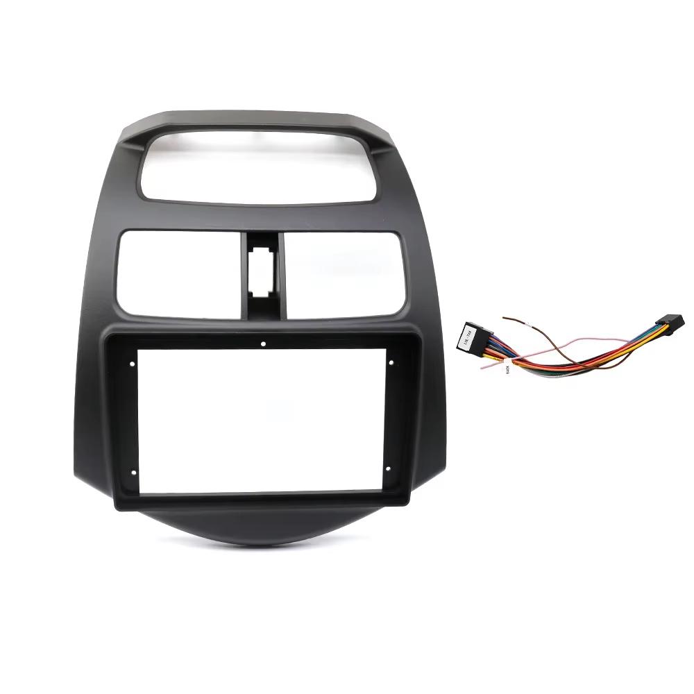 9" Car Radio Fascia Frame for Chevrolet Spark BEAT MATIZ 2011-2015 Interior Dashboard DVD Panel Accessories Decorative Kit