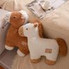 Soft Horse Plush Dolls 50cm Horse Shape Cushion Children With Sleeping Doll  New Year Decorations