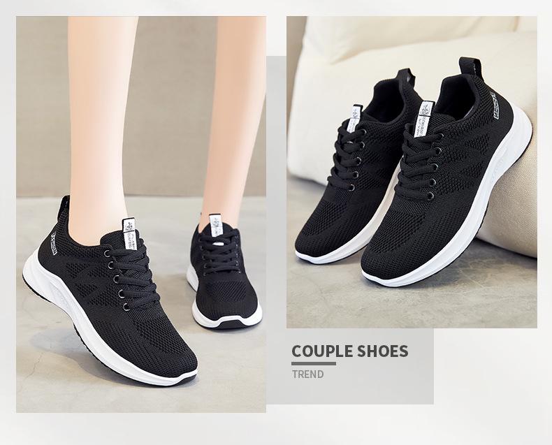 Dámské prodyšné běžecké boty Flyknit Mesh - Jaro 2026 - Lehké, měkká podrážka, plochý design