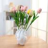 Simulation Heart Vase Flowerpot Resin Ornament Arts And Crafts Originality Home Desktop Flower Arrangement Decoration Gift