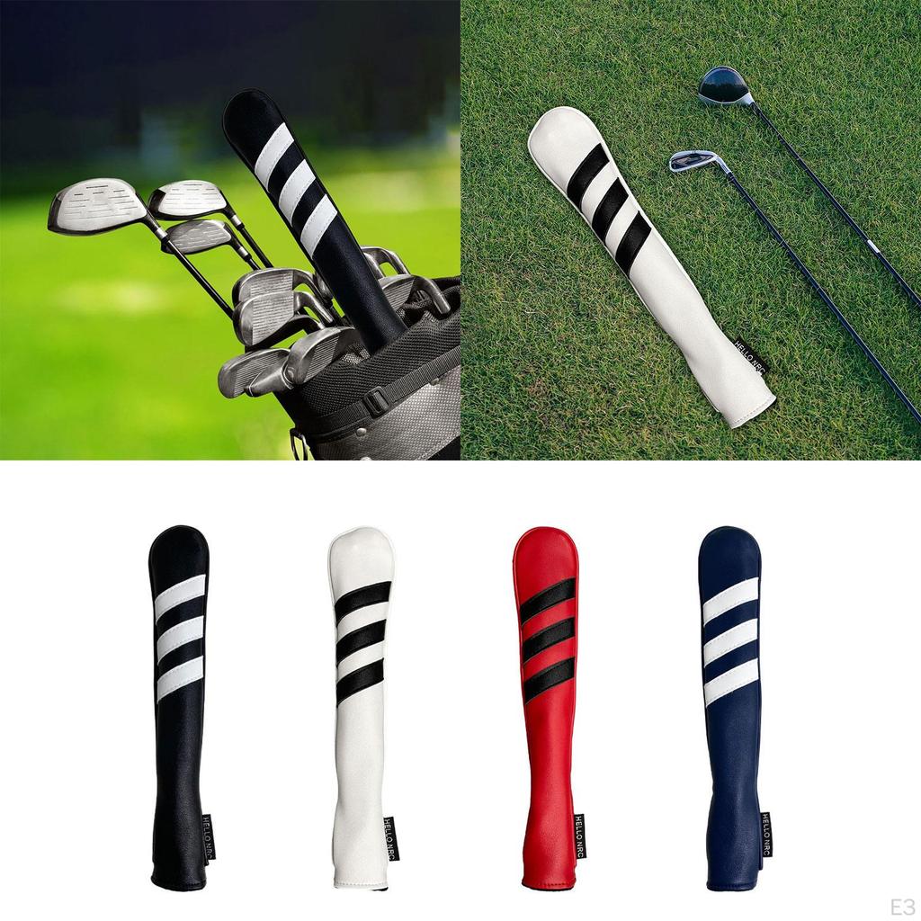 Kryt na alignment tyče Pouzdro na golfové hole Držák s krytem hlavy z PU kůže Tréninkové hole