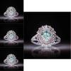 Elegant Female Pink Crystal Rhinestone Ring With Green Topaz For Engagement