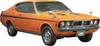 Hasegawa Historische Automobilserie Mitsubishi Colt Galant Plastikmodellbausatz HC28 1/24 GTO-MR