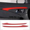 ABS Carbon fibre/Black For Honda Pilot 2015-2025 Car Inner Door Panel Decoration Strip Cover Trim Sticker Car Accessories