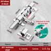 1PCS Stainless Steel Door Latch Solid Sliding Bolts Latch Home Hardware Gate Safety Toilet Door Lock