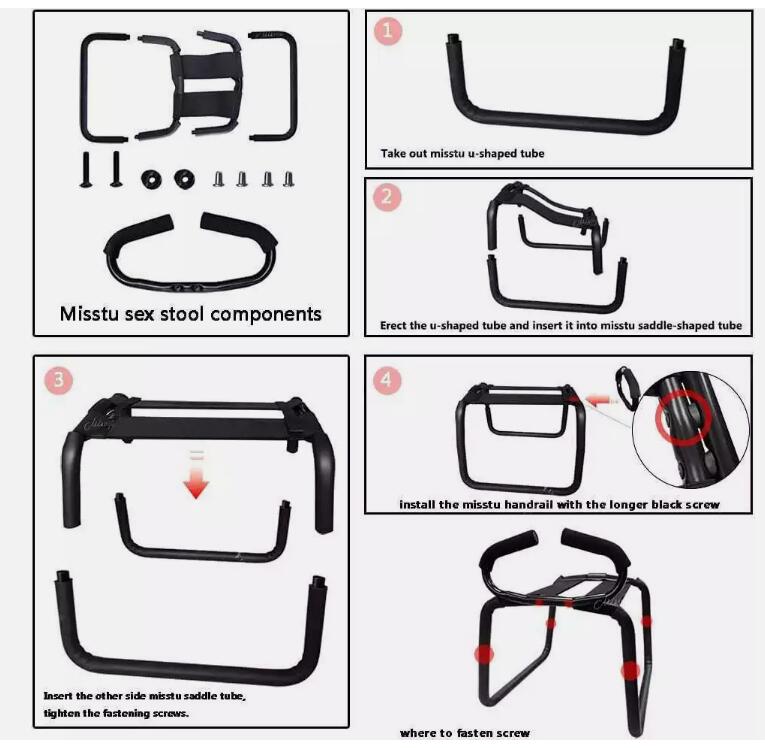 Upgrade Multifunction Sex Furniture Love Chair with Realistic Penis Female Masturbator Sexual Position Assistance Tool for Women