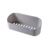 Étagère de Salle de Bain en Plastique Étagère de Rangement Organisateur de Douche Panier de Rangement pour Cosmétiques Support Mural Design à Vidange Support sans Perçage