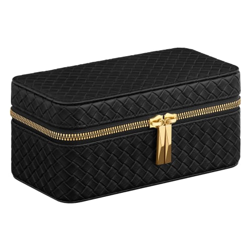 

SONGMICS HOME Watch Case, Holds 3 Watches, Portable, PU Leather Watch Box, Accessory Storage, Stylish Father s Day Gift, Birthday Gift for Men and Wom