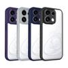 KEYSION Transparent Phone Case for OPPO Reno16 Pro 5G Soft Silicone+PC HD Clear Shockproof Phone Back Cover for OPPO Reno16 F 5G