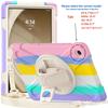 For Samsung Galaxy Tab S10FE S9FE 10.9' A9/A9+A11+ 11'S6 Lite S7 S8 S9 S10 Plus 12.4' Kids Stand Kickstand Handle Shockproof Cas