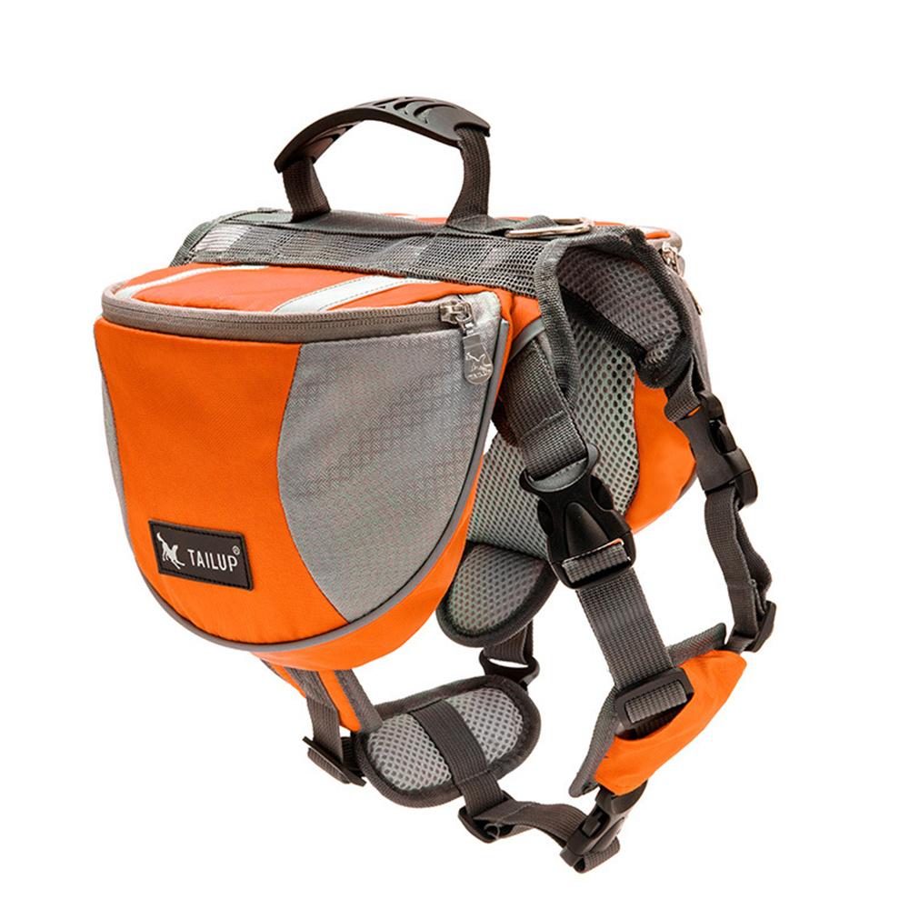 Outdoor Travel Big Dog Self Knapsack Bags Reflective Pet Snack Bag Harness for Medium Large Dogs Husky Bulldog Mascotas Supplies