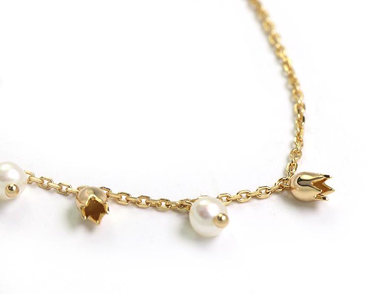 Light Jewelry Style Blue Bell Flower Pure Silver Plated Natural Freshwater Pearl Adjustable Women's Bracelet