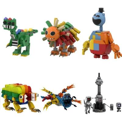 2025 Bloques de Construcción de Criaturas Pesadilla Doeys Doughmans Yarnabys Pianosaurios Ladrillos de Criaturas Pesadilla Juguete Regalo de Cumpleaños para Niños