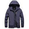 Men's Charge Quick-Drying Clothes Large Size Outdoor Autumn and Winter Medium and Long Fleece Hooded Jacket Jacket Top