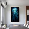 5D DIY Diamond Painting Jellyfish Cross Stitch Kit Mosaic Diamond Embroidery Full Round/Square Drill Home Decoration