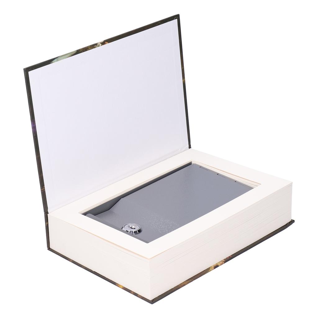 Safe Box Innovative Simulated Book Locking Box with Keys for Cash Money Jewelry Storing