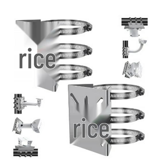 Stainless Steel Adjustable Utility Pole Clamp for Tablets