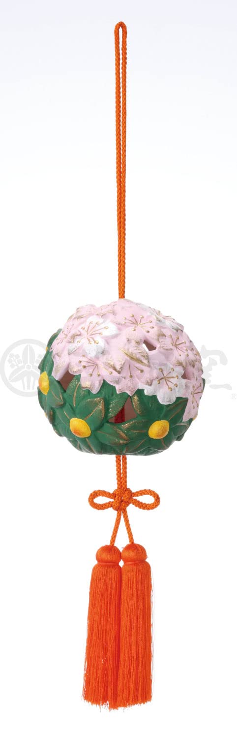 

Yakushi Kiln: Warakuzukushi, Suhara Nishiki-sai Decorative Beads, Jōshi and Sakura-tachibana [8640]