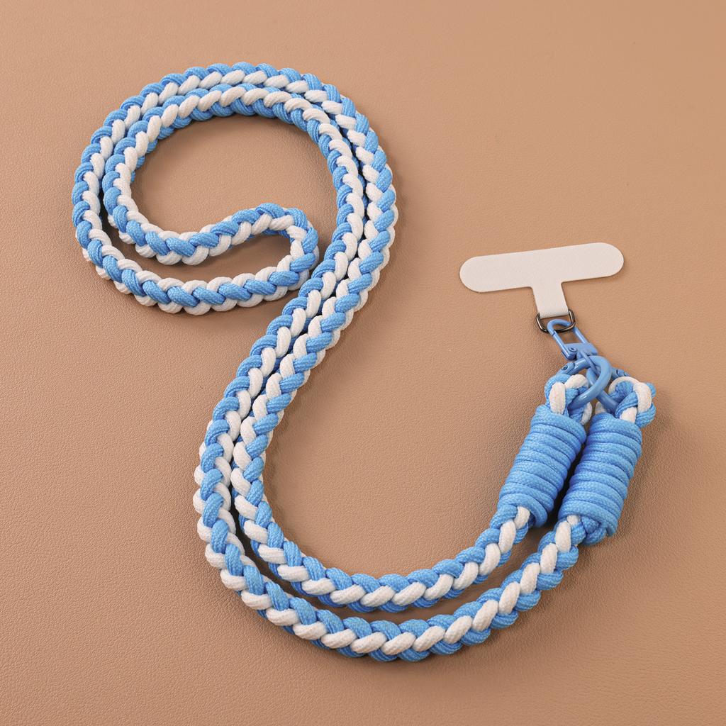 Braided Four-strand Mobile Phone Strap Lanyard, Long Men's and Women's Durable Lanyard, Strong Neck Rope, Outdoor Ins Clip, Anti-drop.