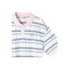 Puma Downtown Color Block Striped Short Sleeve Polo Shirt Unisex Polo Shirts Light-Pink 630119-93