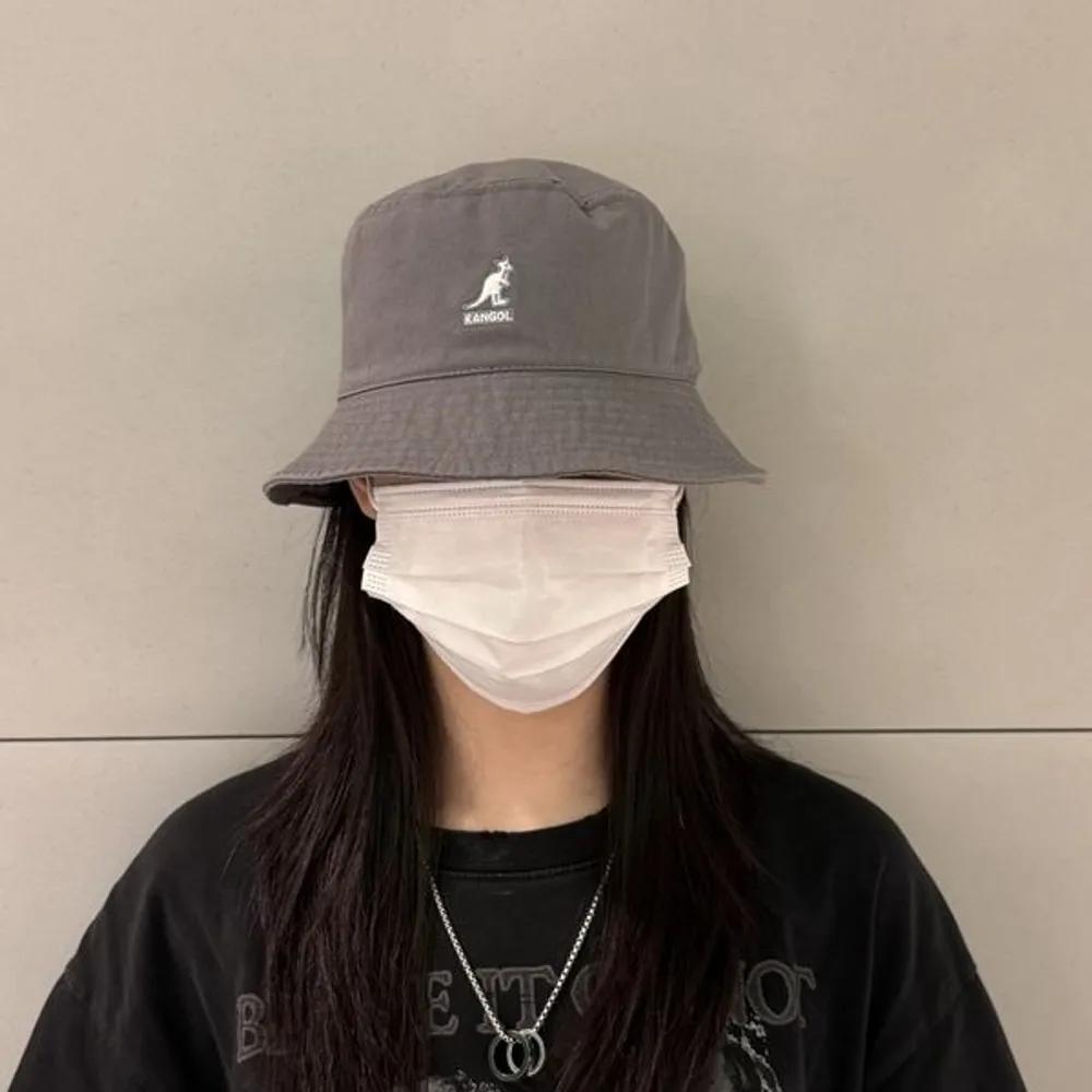 KANGOL Hat Kangol Washed Bucket 4224 Gray Bucket Hat THE