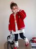 2025 Girls' Stylish Baseball Jacket - Spring & Autumn Korean Fashion Outerwear for Kids