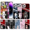 Danganronpa Anime Weiche Hülle für iPhone 16 17 Air 15 14 Pro Max 16E Handyhülle 13 Mini 12 11 7 SE 8 Druckmuster Passende Hüllen 16 1