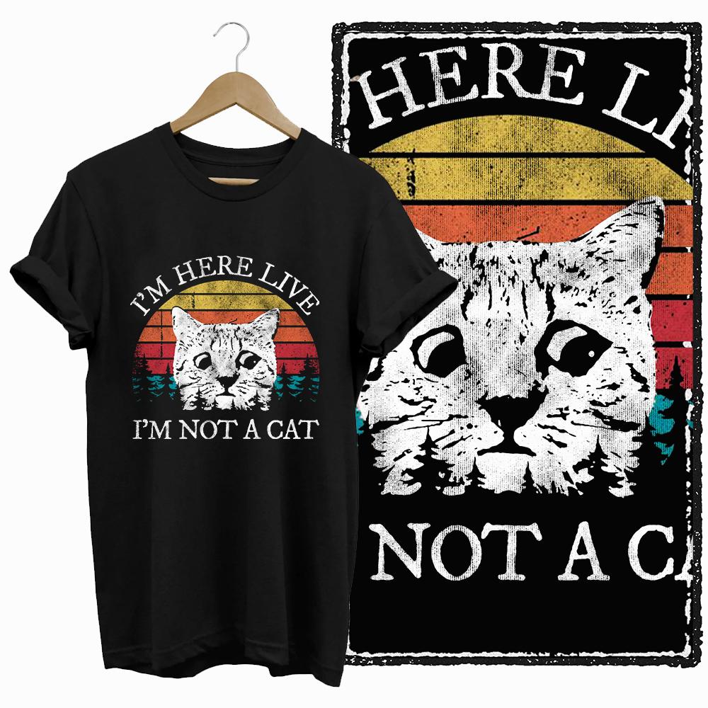 COOLMIND CAT Print  BLACK Short Seleve 100% Cotton Exclusive Graphic Women T Shirt Big Size O-neck Cotton Cat Lover Women Tshirt