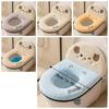 Skin-Friendly Zippered Toilet Seat Cover Non-Slip Plush Toilet Seat  Winter Season