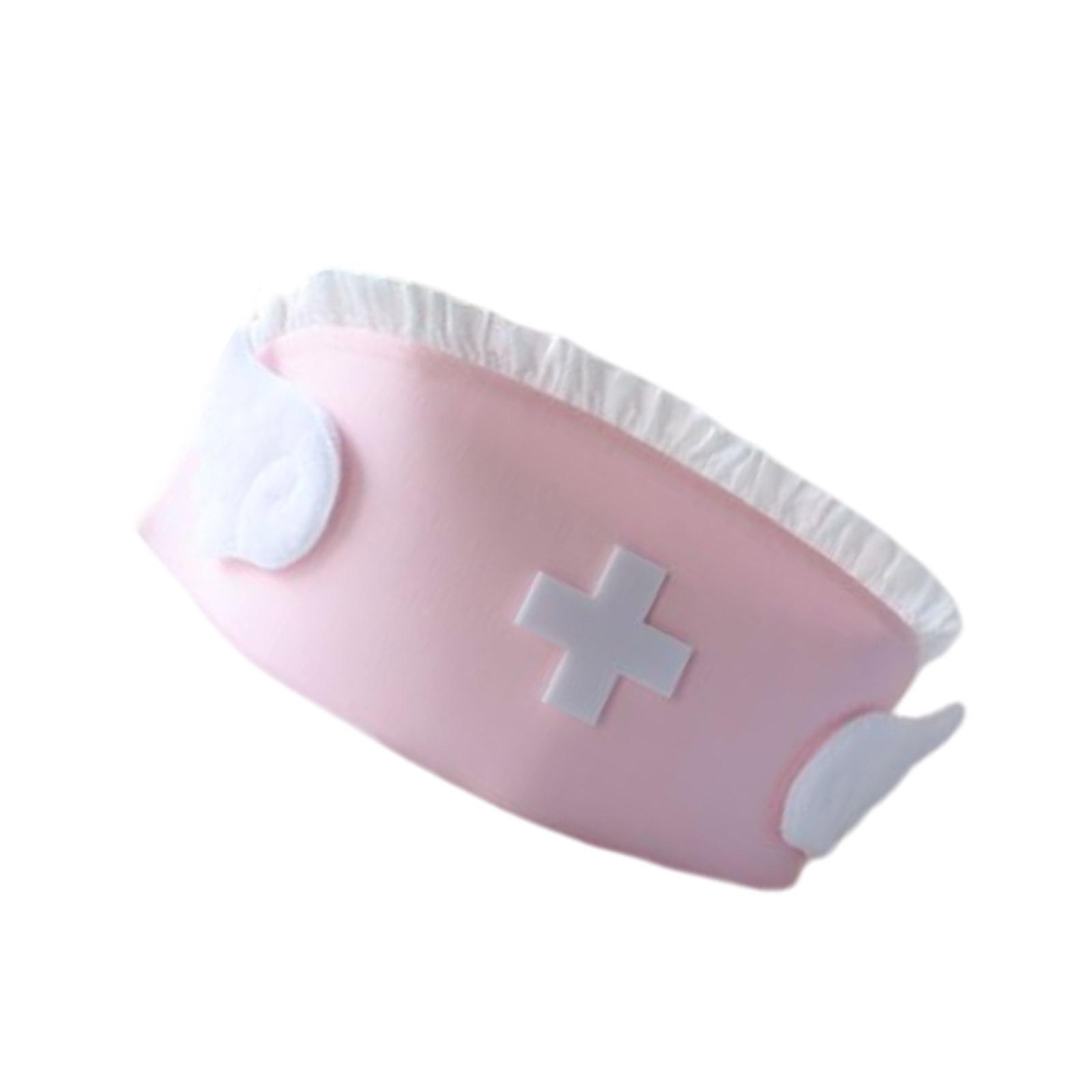 

Взрослая медсестринская шапочка с украшением в виде крыльев ангела, медсестринская шапочка, аксессуары для костюма, Хэллоуин, ролевая игра, вечеринка для женщин розовый