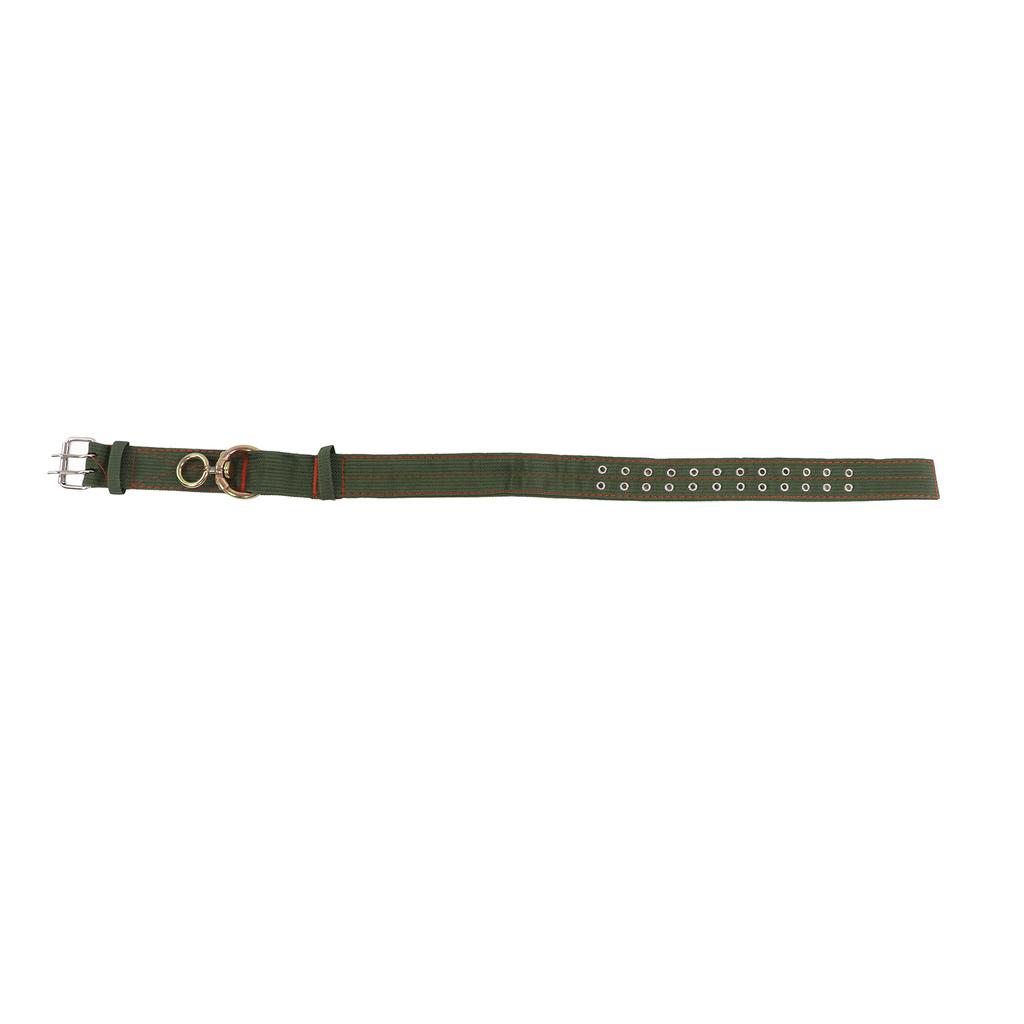 Cow Collar Adjustable 4 Layer Canvas Calf Collar with 2 Rows Metal Buckle for Horse Sheep Cattle Dog