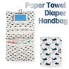 Cartoon Pattern Baby Diapers Storage Pouch Portable Baby Toiletry Organizers  Infants Care